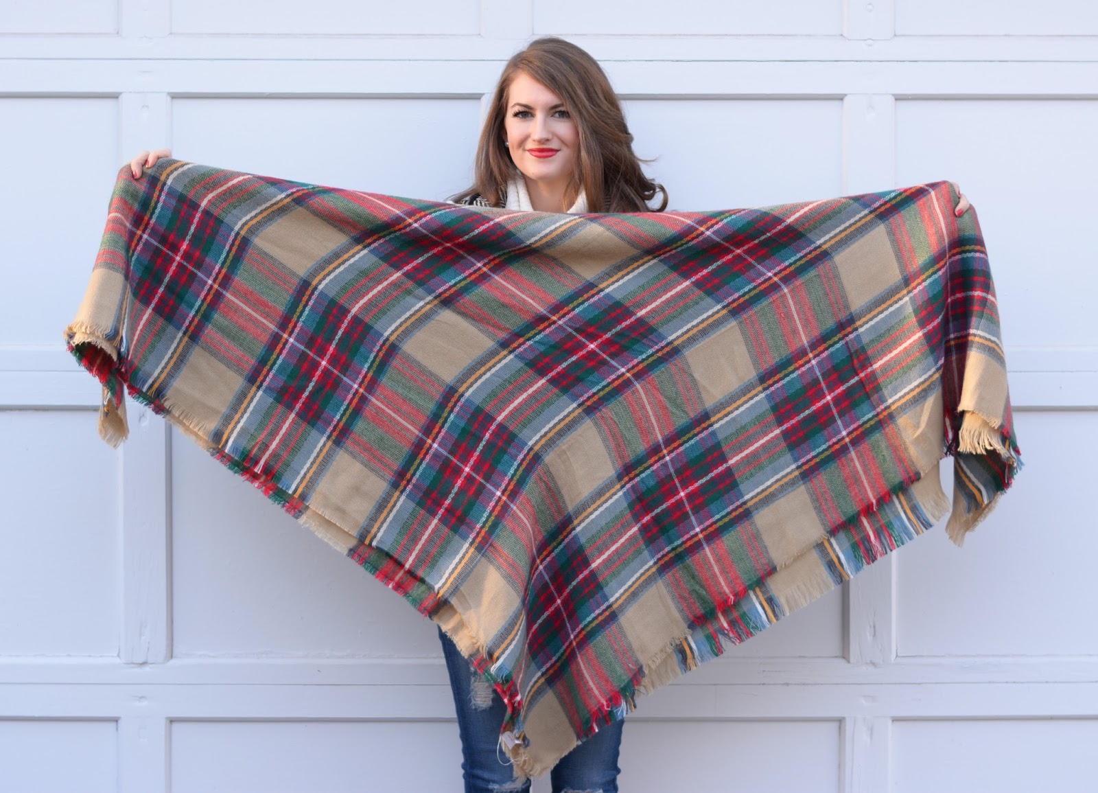 How To Tie A Blanket Scarf Southern Curls & Pearls Bloglovin’